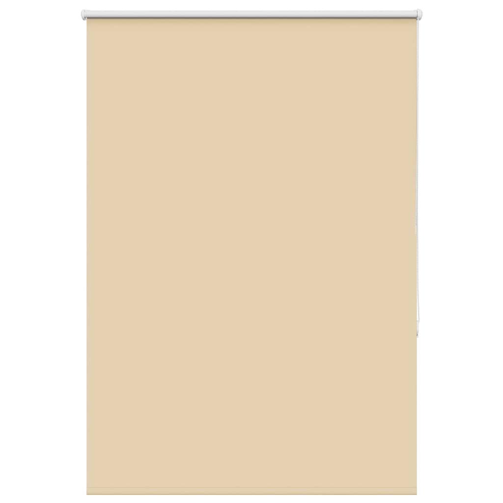 vidaXL Verdunkelungsrollo Beige 90x130cm Stoffbreite 85,7 cm Polyester