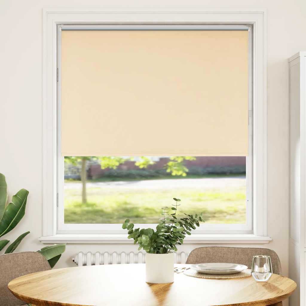 vidaXL Roleta Zatemnenie Béžová 105x175 cm Šírka látky 100,7 cm