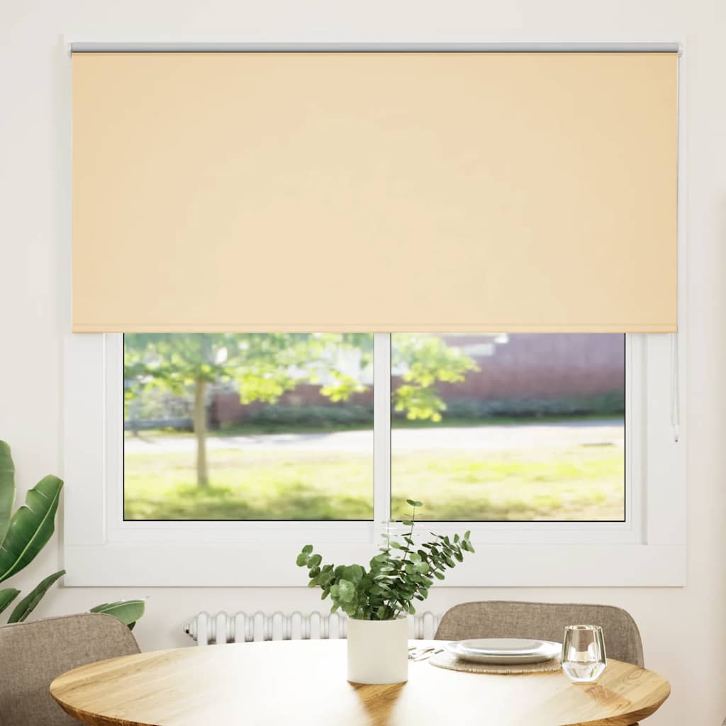 Rolgordijn verduisterend 165×175 cm stofbreedte 161,6 cm beige