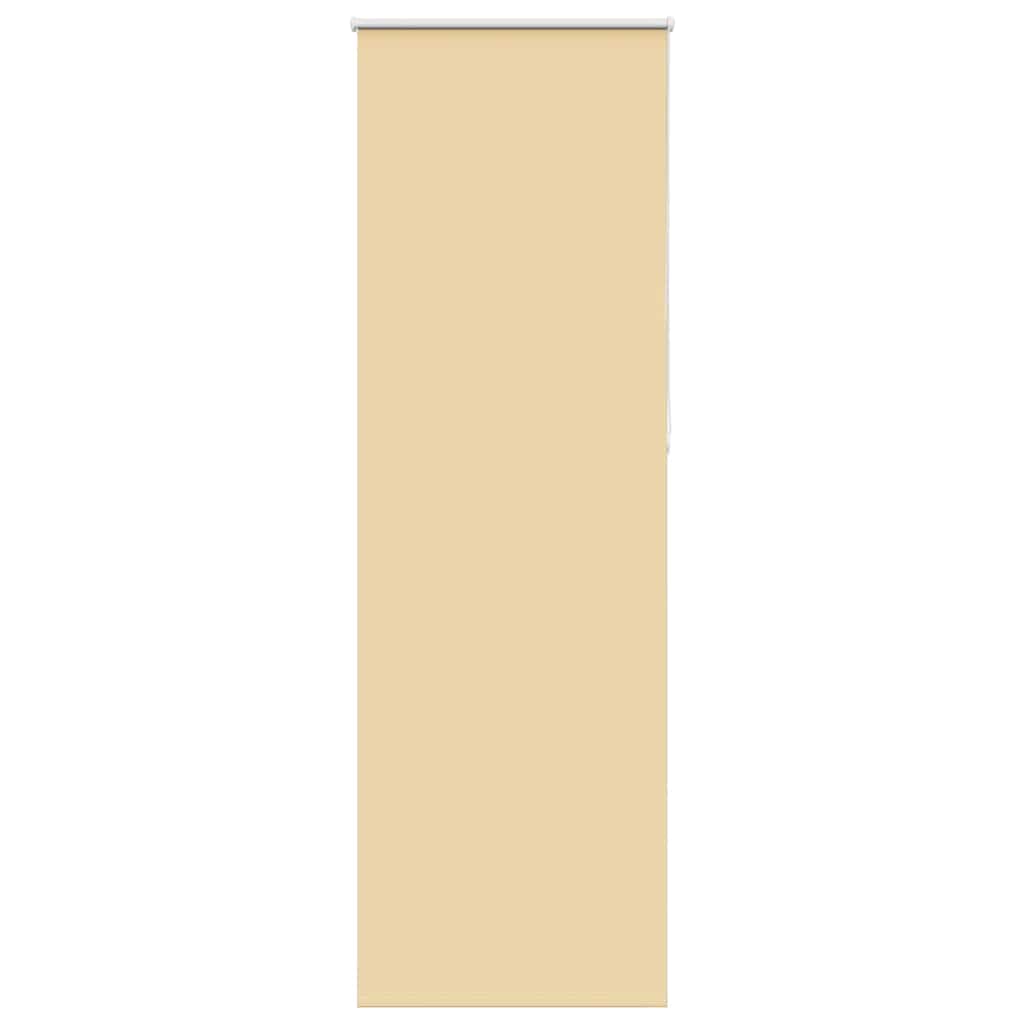 vidaXL Roleta Zatemnenie Béžová 75x210 cm Šírka látky 70,7cm Polyester