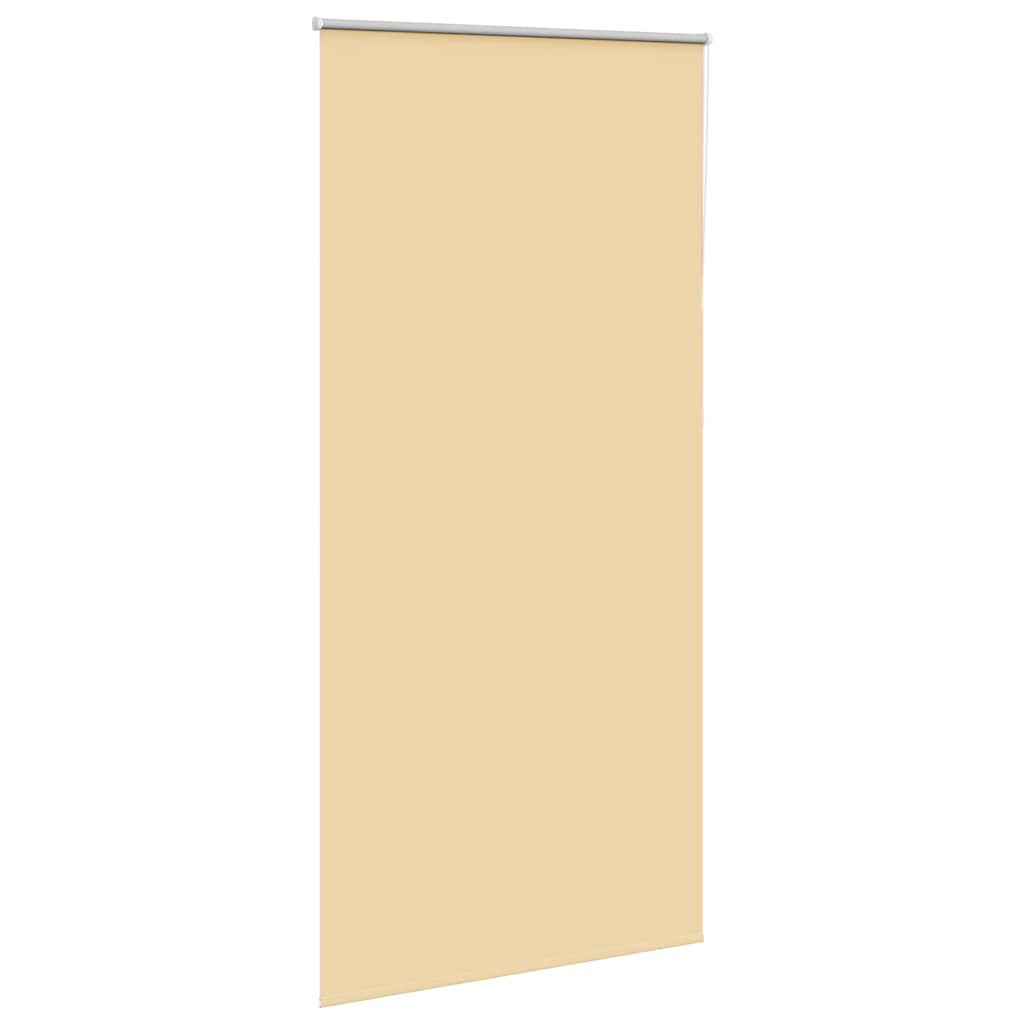 vidaXL Roleta Zatemnenie Béžová 90x210 cm Šírka látky 85,7cm Polyester