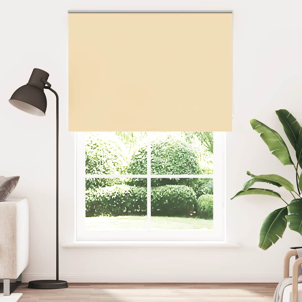 vidaXL Verdunkelungsrollo Beige 155x230 cm Stoffbreite 151,6 cm