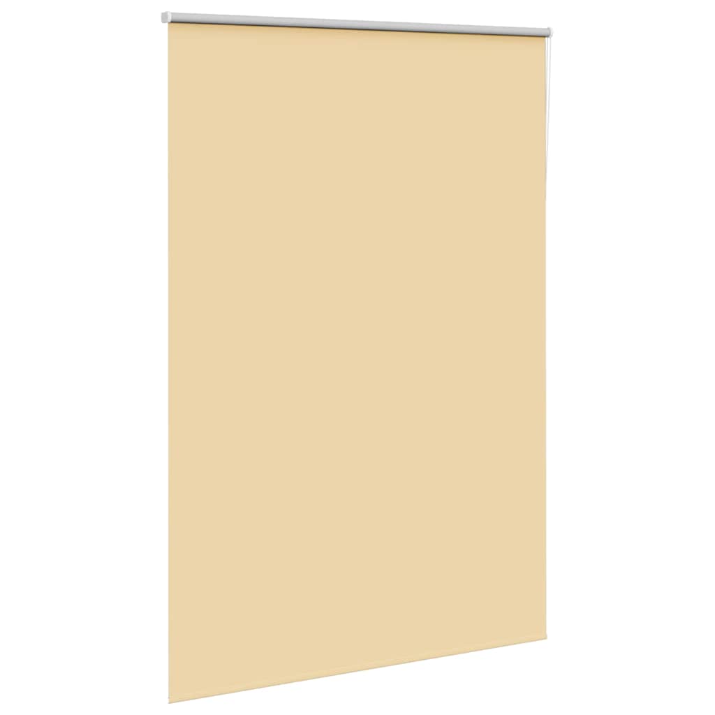 vidaXL Rolgordijn verduisterend 160x230 cm stofbreedte 156,6 cm beige afbeelding