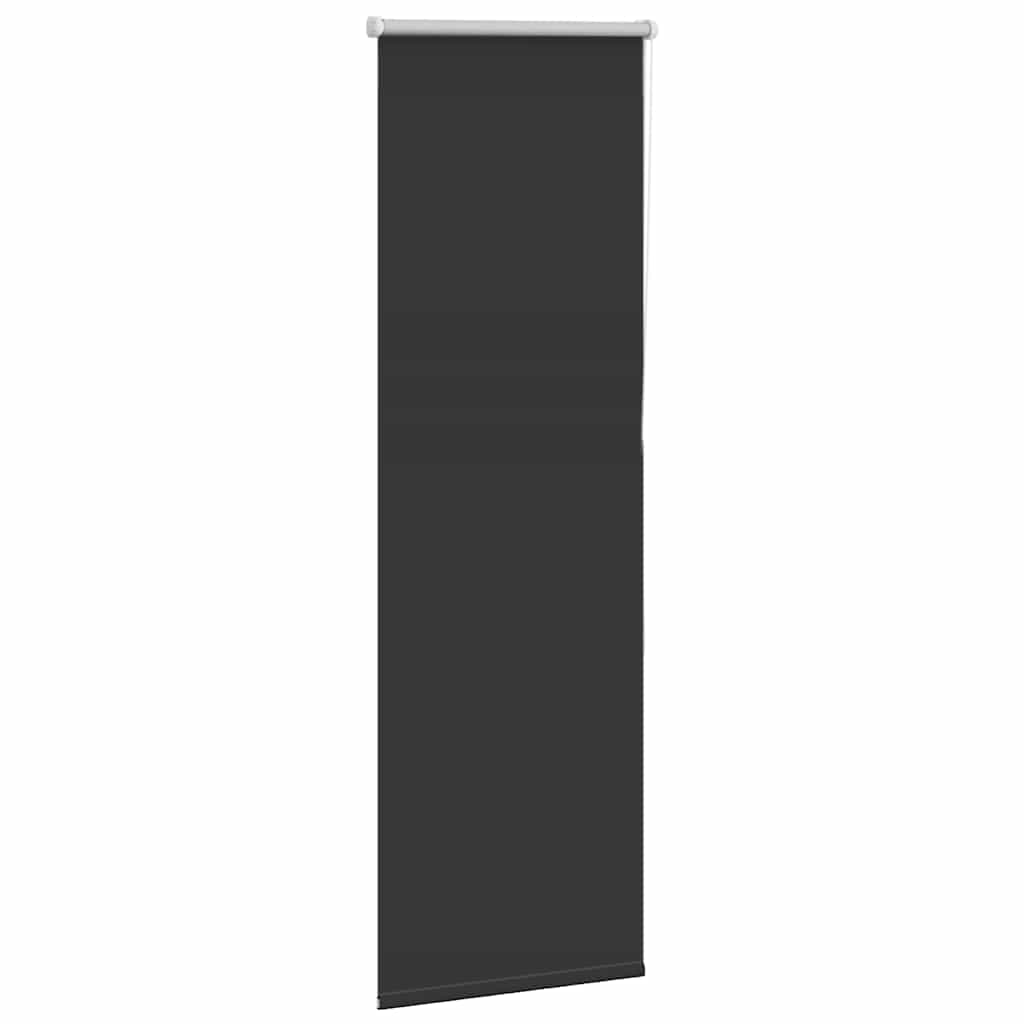 vidaXL Rullaverho Blackout Musta 60x130 cm Kankaan leveys 55,7 cm