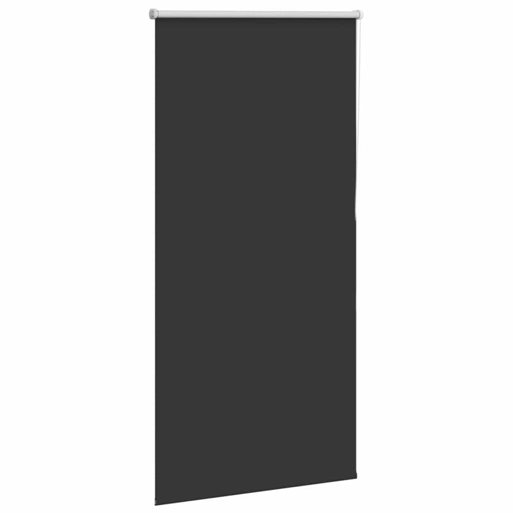 vidaXL Rullaverho Blackout Musta 65x130 cm Kankaan leveys 60,7 cm