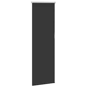 vidaXL Roller Blind Blackout Black 55x175 cm Fabric Width 50.7 cm Polyester