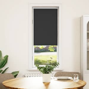 Roller Blind Blackout Black 55x175 cm Širina tkanine 50,7 cm