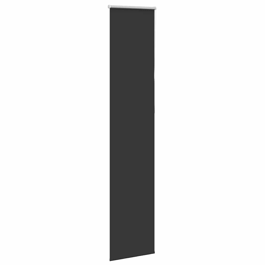 vidaXL Rullaverho Blackout Musta 45x210 cm Kankaan leveys 40,7 cm