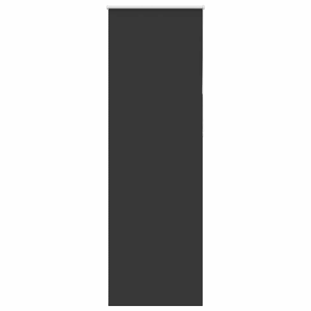 vidaXL Roleta Zatemnenie Čierna 65x210 cm Šírka látky 60,7cm Polyester