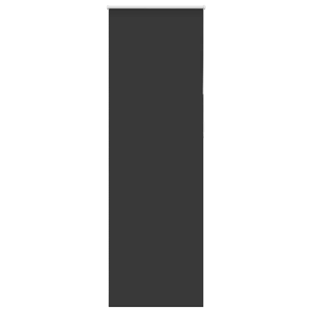 vidaXL Roleta Zatemnenie Čierna 85x210 cm Šírka látky 80,7cm Polyester