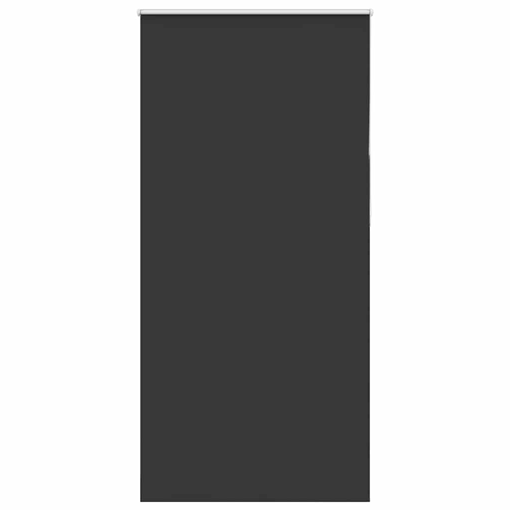 vidaXL Roleta Zatemnenie Čierna 90x210 cm Šírka látky 85,7cm Polyester