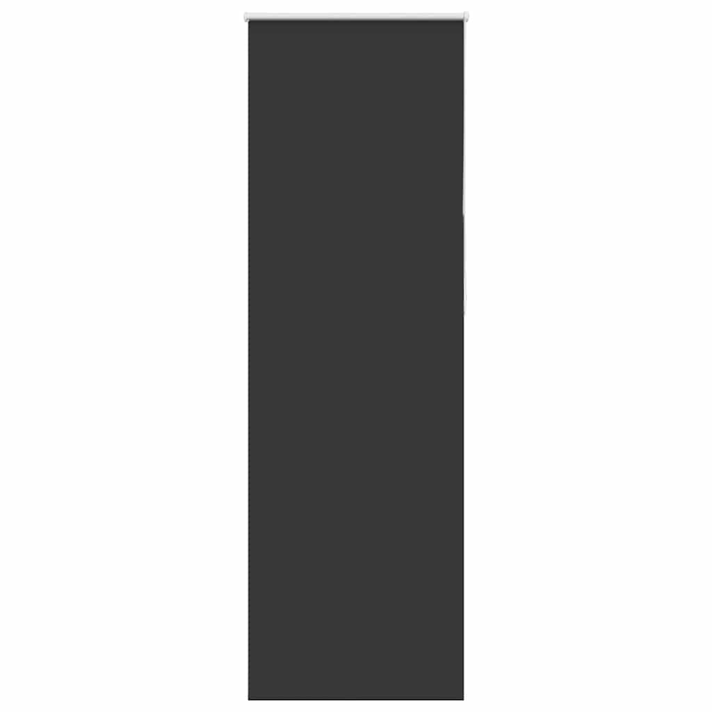 vidaXL Roleta Zatemnenie Čierna 65x230 cm Šírka látky 60,7cm Polyester