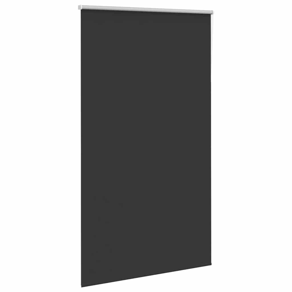 vidaXL Jaluză cu role opace negru 130x230 cm lățime material 126,6 cm