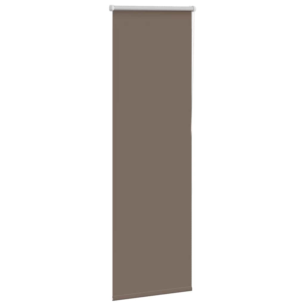 vidaXL Rolgordijn verduisterend koffie 40x150 cm stofbreedte 35,7 cm afbeelding