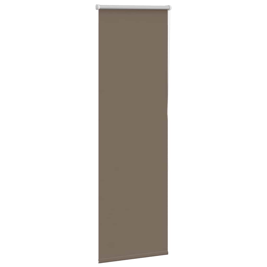 vidaXL Rolgordijn verduisterend koffie 50x150 cm stofbreedte 45,7 cm afbeelding