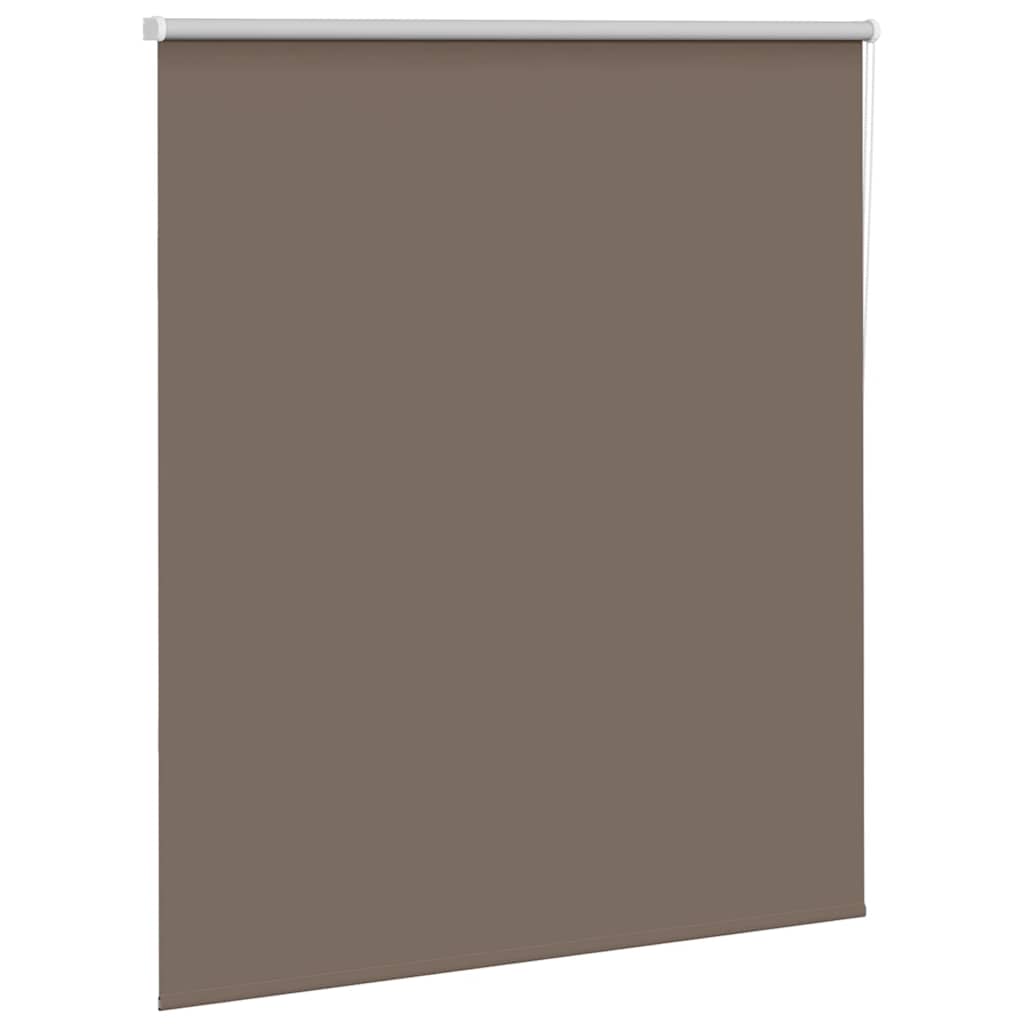 vidaXL Rolgordijn verduisterend koffie 135x150 cm stofbreedte 131,6 cm afbeelding