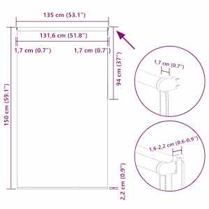Roleta zatemňovací Káva 135x150cm Šířka látky 131,6cm Polyester - obrázek 18