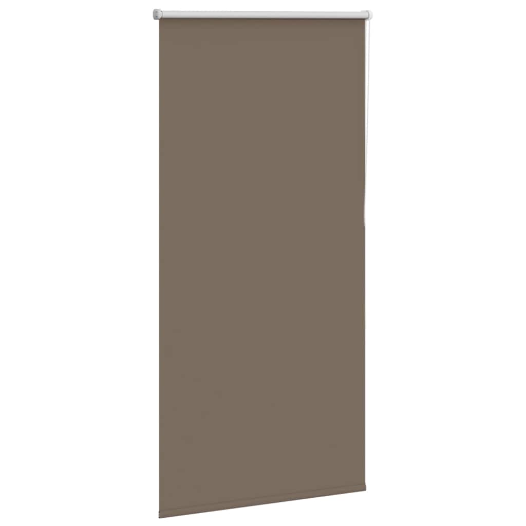 vidaXL Rolgordijn verduisterend koffie 85x175 cm stofbreedte 80,7 cm afbeelding