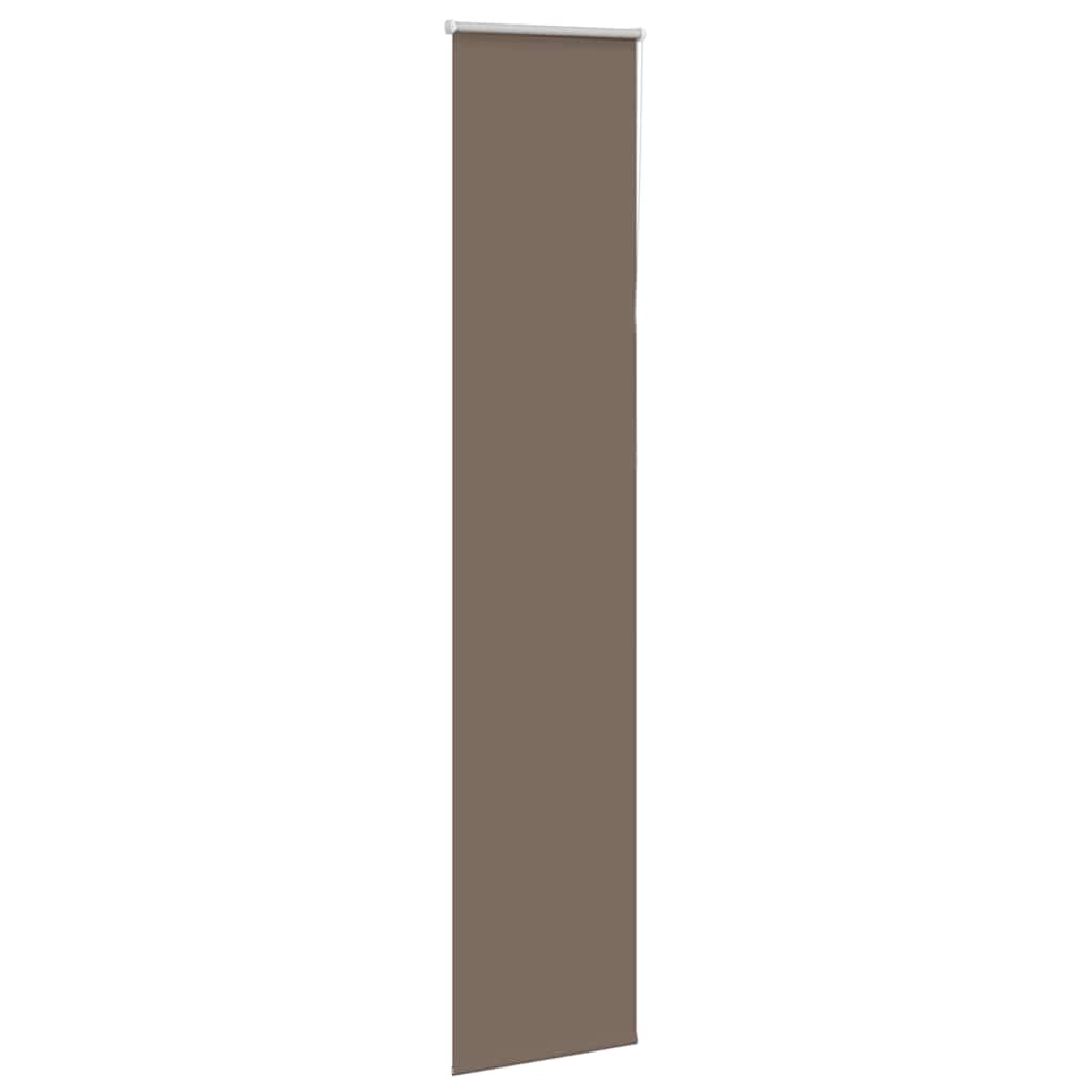 vidaXL Rolgordijn verduisterend koffie 50x210 cm stofbreedte 45,7 cm afbeelding