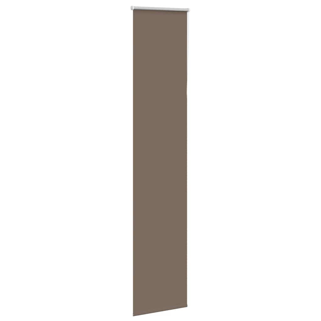 vidaXL Rolgordijn verduisterend koffie 60x210 cm stofbreedte 55,7 cm afbeelding