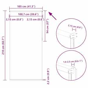 Roleta zatemňovací Káva 105x210cm Šířka látky 100,7cm Polyester - obrázek 18