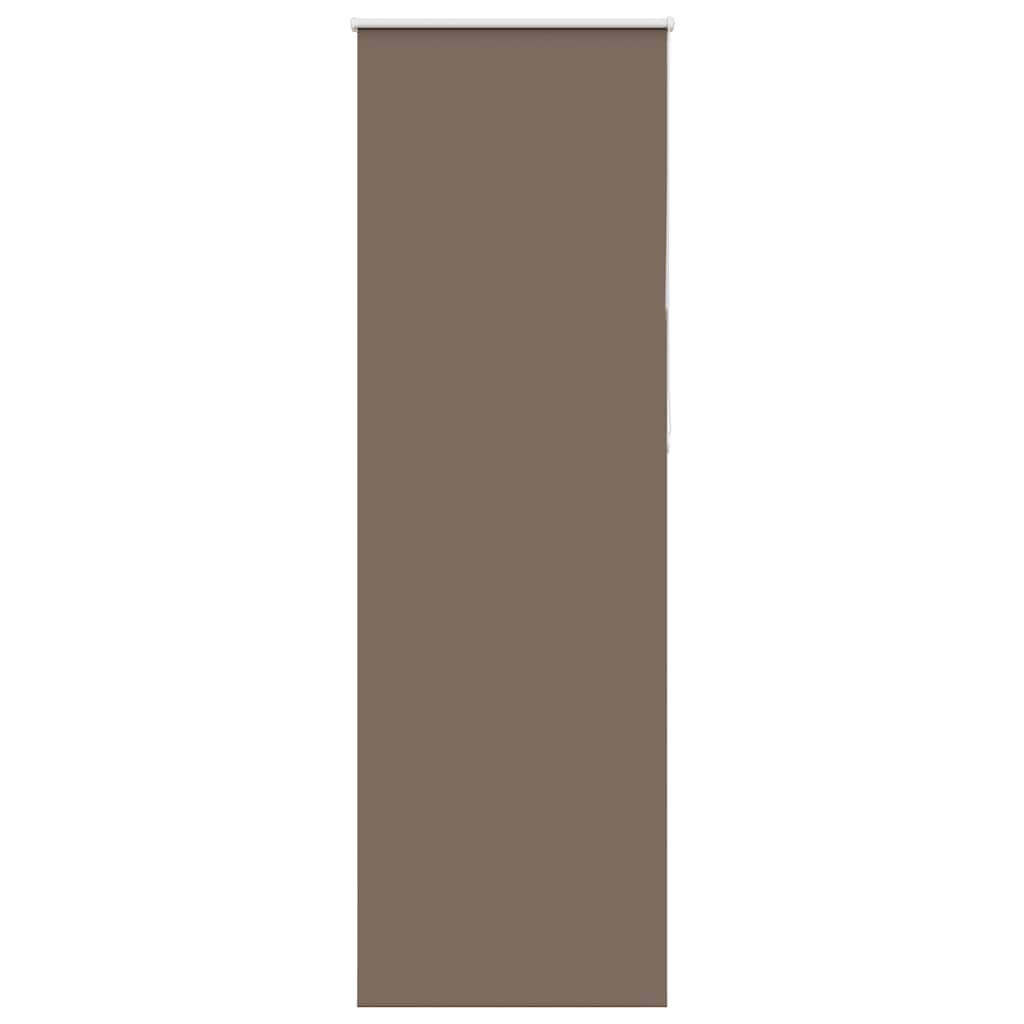 vidaXL Roleta zatemňovací Káva 75x230 cm Šířka látky 70,7 cm Polyester