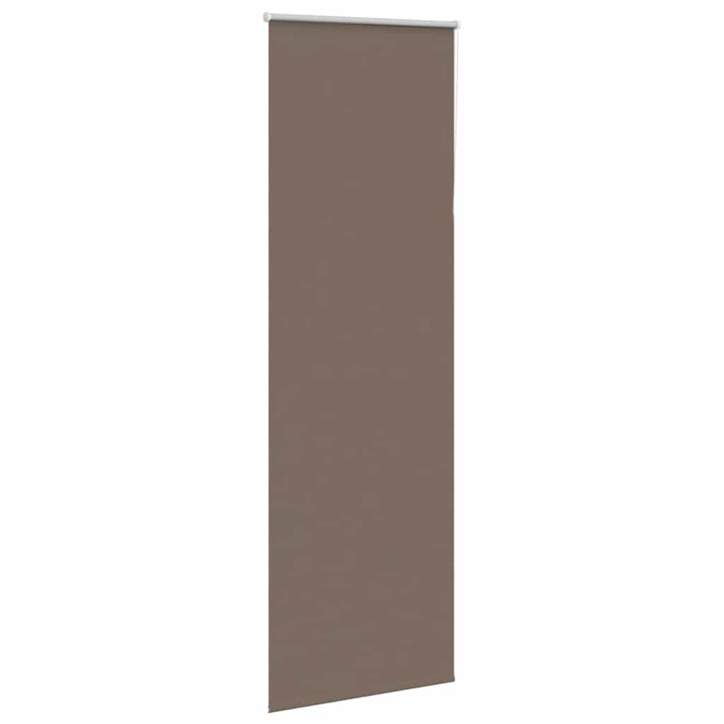vidaXL Rolgordijn verduisterend koffie 80x230 cm stofbreedte 75,7 cm afbeelding