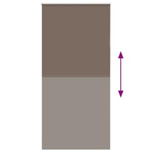 Roleta zatemňovací Káva 90x230 cm Šířka látky 85,7 cm Polyester - obrázek 5