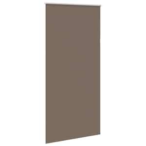 vidaXL Roletas, neper&scaron;lampamas, kavos spalvos, 105x230 cm, audinys, plotis 100,7 cm, poliesteris