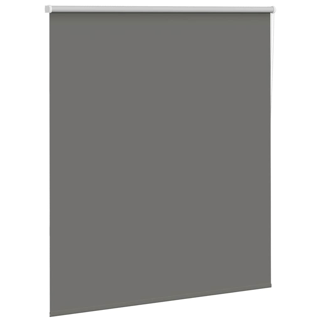 vidaXL Rolgordijn verduisterend 125x130 cm stofbreedte 121,6 cm grijs afbeelding
