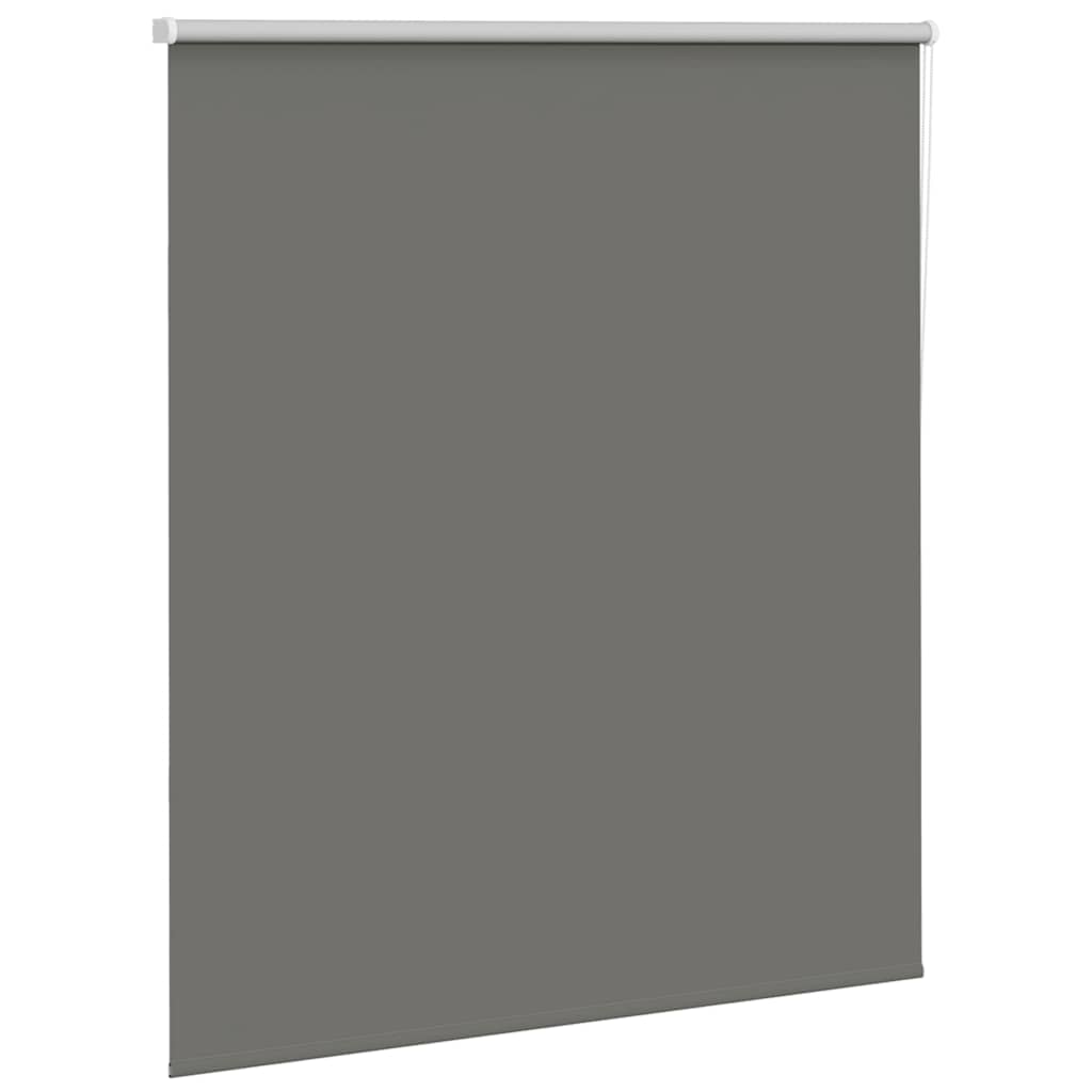 vidaXL roleta Blackout sivá 140x130cm Šírka látky 136,6 cm Polyester