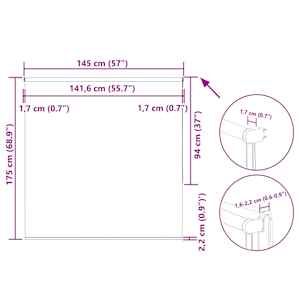 Roleta zatemňovací 145x175 cm šířka látky 141,6 cm polyester - obrázek 18