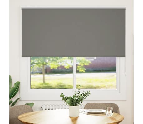 vidaXL Roller Blind Blackout &gamma;&kappa;&rho;ί 155x175 cm &Pi;&lambda;ά&tau;&omicron;&sigmaf; &upsilon;&phi;ά&sigma;&mu;&alpha;&tau;&omicron;&sigmaf; 151,6cm
