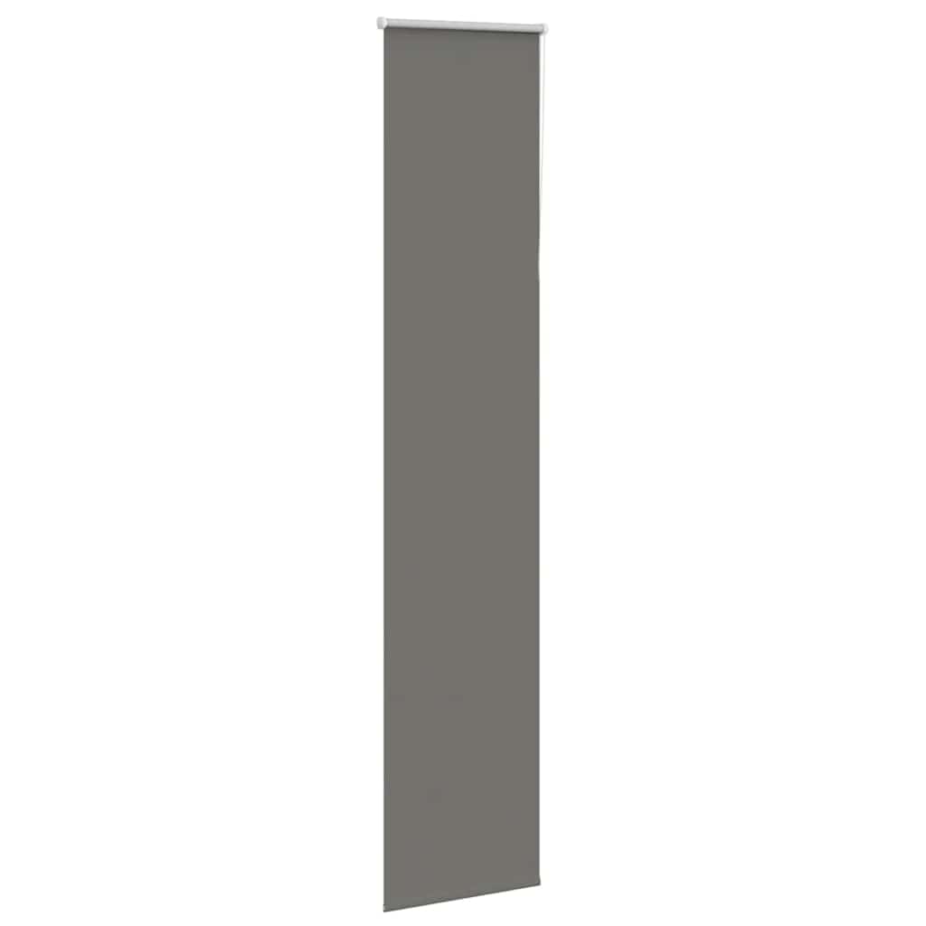 Thumbnail - vidaXL Verdunkelungsrollo Grau 40x210 cm Stoffbreite 35,7 cm Polyester