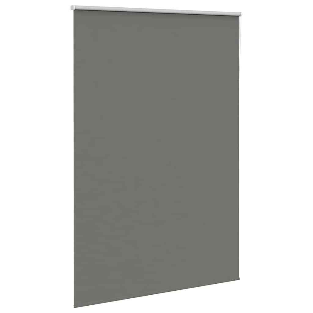 vidaXL Rolgordijn verduisterend 145x210 cm stofbreedte 141,6 cm grijs afbeelding