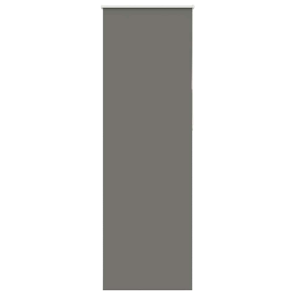 Thumbnail - vidaXL Verdunkelungsrollo Grau 80x230 cm Stoffbreite 75,7 cm Polyester