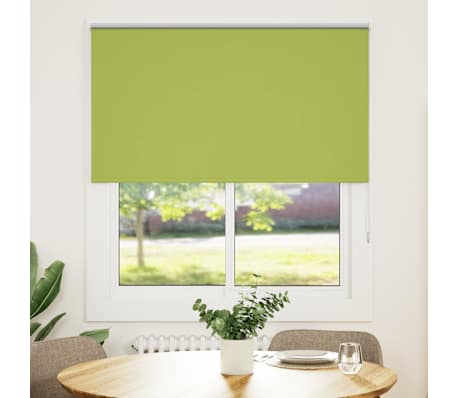 vidaXL Verdunkelungsrollo Gr&uuml;n 130x150cm Stoffbreite 126,6cm Polyester