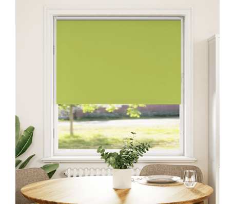 vidaXL Verdunkelungsrollo Gr&uuml;n 110x175cm Stoffbreite 105,7cm Polyester