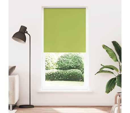 vidaXL Verdunkelungsrollo Gr&uuml;n 110x210cm Stoffbreite 105,7cm Polyester