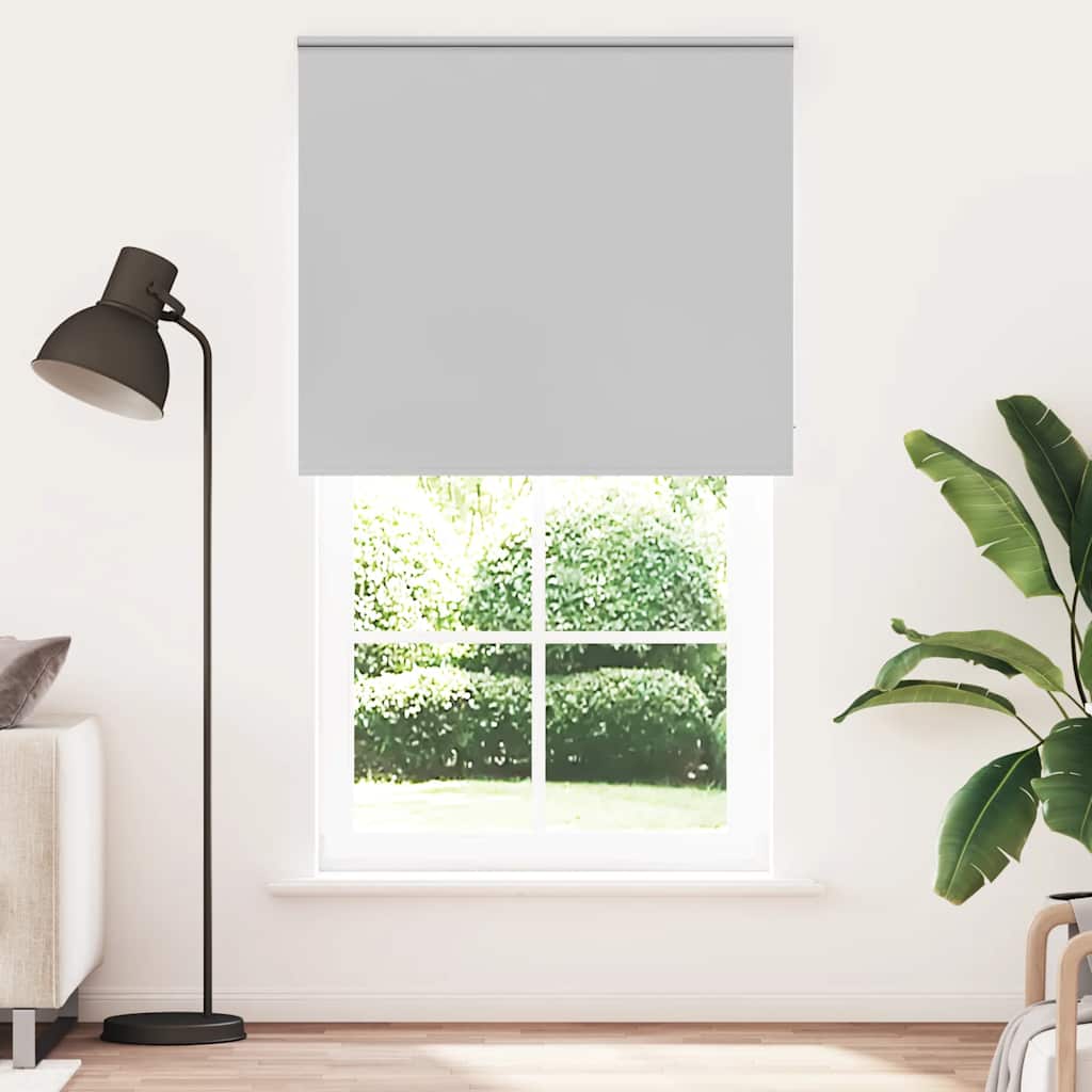 vidaXL roleta Blackout svetlo šedá 135x210 cm Šírka látky 131,6cm