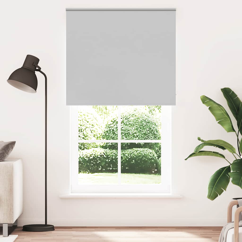 vidaXL roleta zatemnenie svetlo šedá 135x230 cm Šírka látky 131,6cm