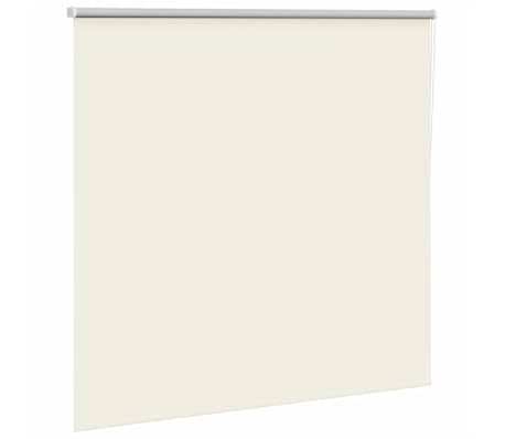 vidaXL Store enrouleur occultant blanc cass&eacute; largeur du tissu 141,6 cm