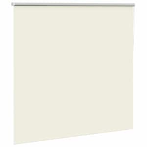 vidaXL Store enrouleur occultant blanc cass&eacute; largeur du tissu 141,6 cm