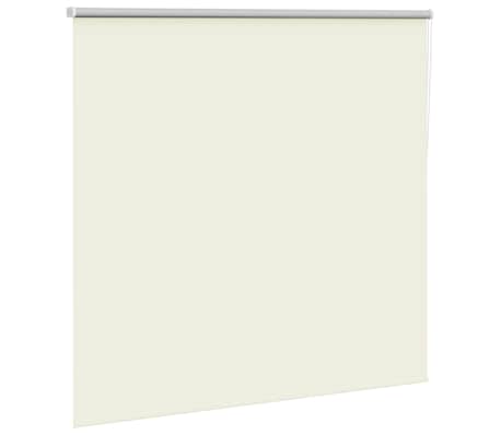 vidaXL Verdunkelungsrollo Cremewei&szlig; 155x130cm Stoffbreite 151,6cm