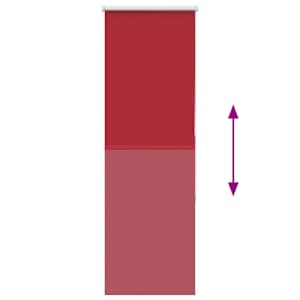 Roleta zatemňovací červená šířka látky 35,7 cm polyester - obrázek 5