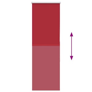 Roleta zatemňovací červená šířka látky 45,7 cm polyester - obrázek 5