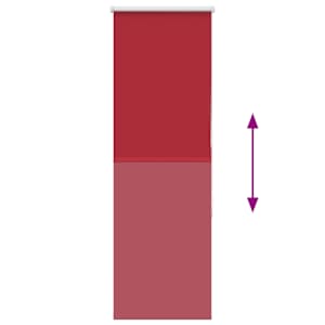 Roleta zatemňovací červená šířka látky 50,7 cm polyester - obrázek 5