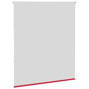 Roleta zatemňovací červená šířka látky 126,6 cm polyester - obrázek 4