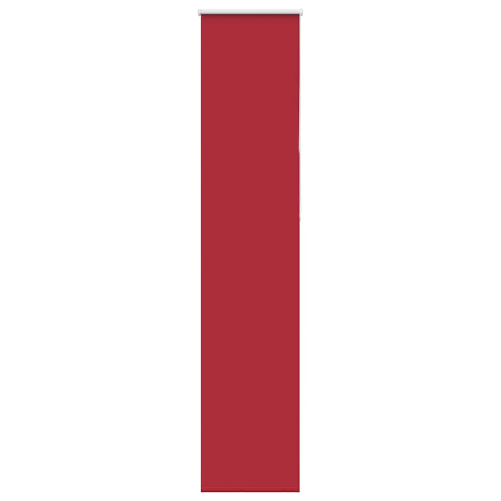 Thumbnail - vidaXL Verdunkelungsrollo Rot 45x210 cm Stoffbreite 40,7 cm Polyester