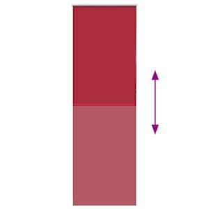 Roleta zatemňovací červená šířka látky 65,7 cm polyester - obrázek 9